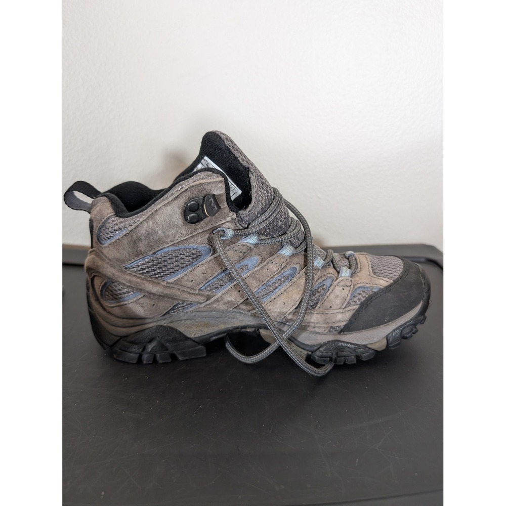 Merrell Moab 2 Women's 7 Mid Waterproof Trail Hiking Boots Granite Grey J06054 - Picture 7 of 12